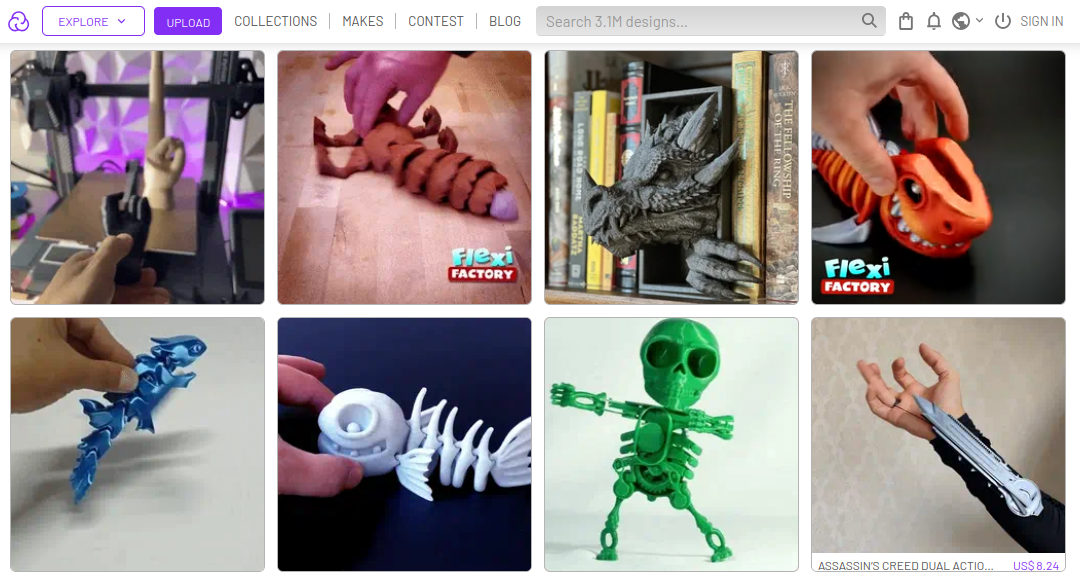 cults3d best seller's page